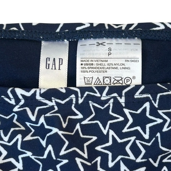 GAP Dark Navy Blue Bikini Bottom with White Stars Hipster Small - Picture 2 of 4